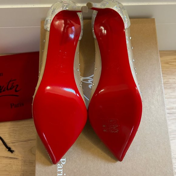 Christian Louboutin - Follies Strass 85 mm Pumps - Picture 7 of 7